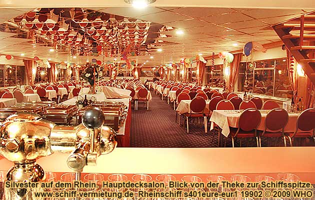 Rheinschifffahrt Rheinschiff s401eure-eur1, Hauptdeck-Salon