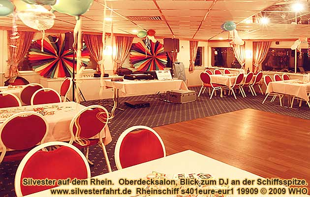 Rheinschifffahrt Rheinschiff s401eure-eur1, Obedeck-Salon