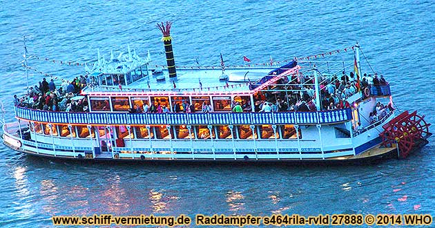 Mississippi-Raddampfer s464rila-rvld Rhein