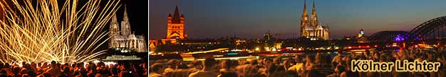 Schifffahrt zum Feuerwerk K�lner Lichter